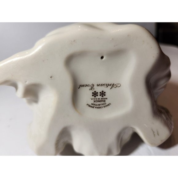 Lenox Girl Teddy Bear Artisan Event China Jewel with Bonnet EXTREMELY RARE 1990s - Picture 5 of 7